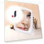 LED Vanity Mirror with Touch Screen — Handheld, AE Selection