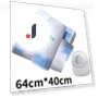 Portable Litter Waste Bag — Waste Bins, Rainbow Rain