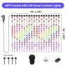 Programmable Color Smart LED Window Hanging Curtains — LED Strips, Good Household Items