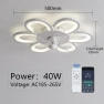 Smart Ceiling Fan with Light — Ceiling Fans & Accessories, Rainbow Rain