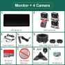 10.36-inch 4-channel touch screen smart blind spot radar BSD alarm DVR recorder monitor — Rearview Safety Systems, JOHO