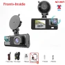 2-inch Car Dash Cam with 3 Cameras — Dashboard Cameras, JOHO