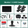7-inch Touch Screen 4 Channel Split Screen BSD Radar Alarm Car DVR Recorder Parking Monitor — Rearview Safety Systems, JOHO - CarGear