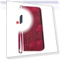 Artificial Leather Flip Cover with Card Slot and Stand — Flip Cases, huhong718