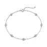 Silver Smart Bubble Bracelet with Moissanite — Smart Jewelry, JEWEL HOME