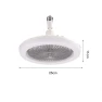 Smart Ceiling Fan 3-in-1 with Remote Control — Ceiling Fans, Good Household Items
