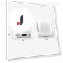 Self-Cleaning Cat Litter Box — Urine Detectors, Rainbow Rain
