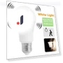 Smart LED Bulb with Motion Sensor — Outdoor Security & Flood Lighting, Rainbow Rain