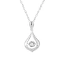 Silver Water Drop Smart Necklace — Smart Jewelry, Gentle clothing world