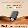 2-in-1 Wired and Wireless CarPlay and Android Auto AI Box Dongle — Phone Accessories, Auto Launcher