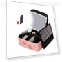 Smart LED Makeup Bag with Mirror — Cosmetic Cases, Auto Launcher