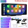 Universal 10.26-inch Wireless Carplay Android Auto MP5 Multimedia Video Player — Stereo Receivers, Auto Accessories Home