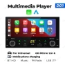Universal 6.86-inch HD Touchscreen CarPlay Auto 2 Din Multimedia Video Player — Navigation & GPS Accessories, Auto Launcher