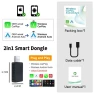 Wireless Carplay Android Auto WiFi Fast Connect Smart Dongle 2in1 — USB, Auto Accessories Home