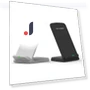 Foldable Vertical Wireless Charging Stand — Phone Accessories, AI Supermarket