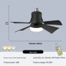 Modern Ceiling Light with Fan — Ceiling Fans, AI Supermarket