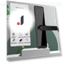 Smart Electronic Lock with Password and Fingerprint — Smart Home Security, Apex Gear