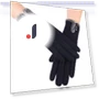 Winter fleece gloves with velvet lining — Glove Liners, shake-home15E