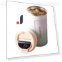 Smart Coffee Cup with Temperature Display — Beverage Warmers, Chic Home