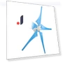 5-Blade Wind Turbine Kit with Power Controller — Solar Charging Solutions, Koogeelife