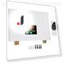 Flow-Through Water Heater with Remote Control — Towel Warmers, Modern Home Furnishing
