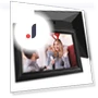 HD Digital Photo Frame with Wood Texture — Digital Frames, Holland Ham