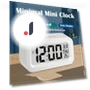 Mini LED Smart Alarm Clock with Temperature Display — Alarm, DC-HOME Textile