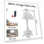 Rechargeable USB Night Light Scandinavian Mushroom Table Lamp — Lamps & Shades, Modern Home Furnishing