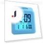 Square Silicone Alarm Clock with LCD Display — Alarms & Clocks, DC-HOME Textile