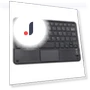 Ultra-Thin Mini Bluetooth Keyboard with Touchpad — Keyboards, Chic Interiors