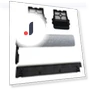 Replacement Brush and Filter Set — Vacuum Attachments, Robot Sweeping Accessories