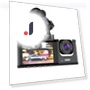 3-Channel Car Dash Cam with 3 Lenses — Dashboard Cameras, LIAESMART