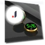 LED Touchscreen Car Clock — Clock, Dream Garage
