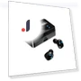 Mirror Digital Display Touch Wireless Bluetooth Earbuds — Bluetooth Headsets, Uav parts center