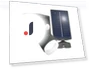 Simple Style Sensor Solar-Powered Light — Outdoor Security & Flood Lighting, MUSASHI