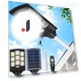 Solar Street Light with Motion Sensor — Outdoor Security & Flood Lighting, SAMURAI STYLE