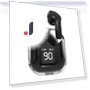 Wireless Earbuds with Transparent Charging Case — In-Ear Headphones, Come againye