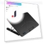 Enhanced Slim Laptop Cooler — Cooling Pads & Fans, VividTrove