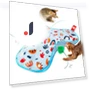 Interactive Cat Toy with Feathers — Cat Playthings, Yaouanyuan