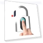 Keyless Smart Padlock with USB Charging — Biometric Security, Stermin