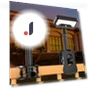 Solar Motion Sensor Outdoor Light — Outdoor Security & Flood Lighting, SAMURAI STYLE