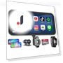 6.25-inch Touchscreen Display with CarPlay and Android Auto — Car Installation Essentials, VANBAR