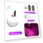 Wireless LED Touch Sensor Car Interior Light — Light Kit, Daily Home Furnishings