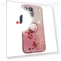 Ring Kickstand TPU Case Gradient Glitter Flower Pattern Phone Cover — Phone Accessories, KADEM