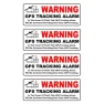 GPS Tracking Alarm Stickers — Accessories