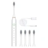 Electric Toothbrush with 4 Brush Heads, 6 Modes, Smart Timers, USB Rechargeable — Chargers, Beautiful secret