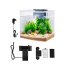 Smart Arch Clear GPPS Fish Tank Aquarium — Stands, VEVOR