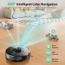 Превью Robot Vacuum and Mop with Self-Emptying Base — Smart Cleaning Robots, Tikom