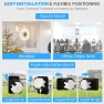 Превью Window Camera with Full Color Night Vision and 2-Way Audio — Outdoor Security Cameras, YUOIOYU
