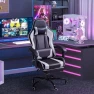 Превью Gaming Chair with Footrest and Massage Lumbar Support — Gaming Chairs, Homall